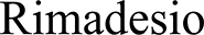 Logo Rimadesio